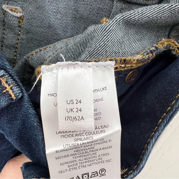 Free People Montana Dark Wash Skinny Jeans Size 24 NWOT. - Picture 10 of 10
